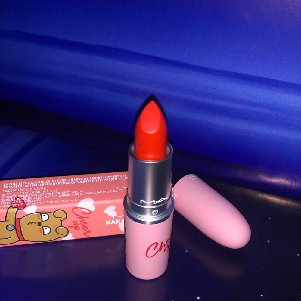 NIB NWT MAC Limited Edition Kakao Friends Here's A Hug Lipstick x Frodo Cheer Up
